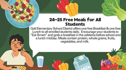 Free Meals for Students flyer